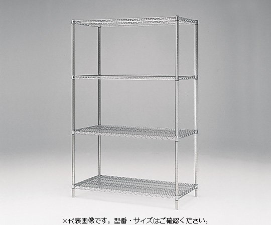 アズワン イーブンシェルフ 1062×460×1600mm AHM1070S4・1600 1台(ご注文単位1台)【直送品】