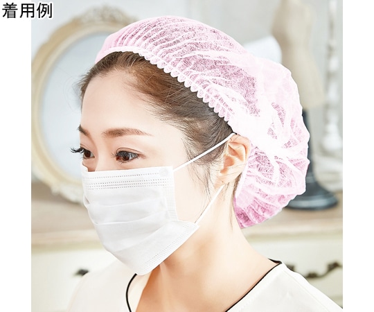 CML 使い捨てヘアーキャップ（不織布ピンク） P060205 1ケース（ご注文単位1ケース）【直送品】