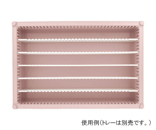 サカセ 仕切板Fセット トレー64-10タイプ(深さ10cm)用 帯電防止タイプ PD10-Fセット 1セット(ご注文単位1セット)【直送品】