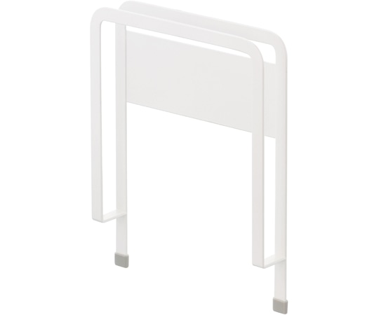 山崎実業 マグネット珪藻土バスマットスタンド プレート ホワイト 3909 1個（ご注文単位1個）【直送品】