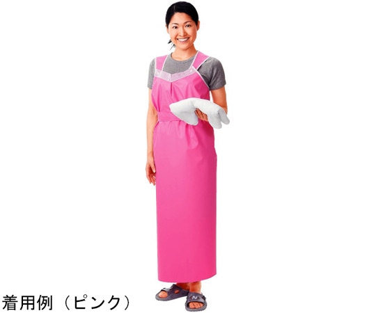 ピジョン 軽やか介助用エプロン ロングタイプ 女性用 ピンク 1005906 1枚（ご注文単位1枚）【直送品】