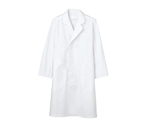 住商モンブラン 診察衣 メンズ 長袖S 白 51-801 L 1枚(ご注文単位1枚)【直送品】