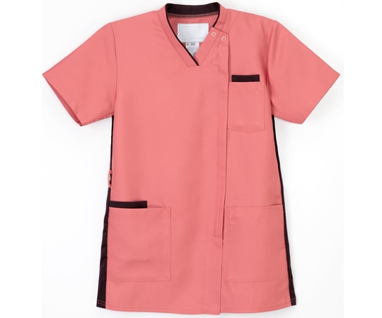 ナガイレーベン 男女兼用スクラブ クラウディピンク M RT-5402 1枚（ご注文単位1枚）【直送品】