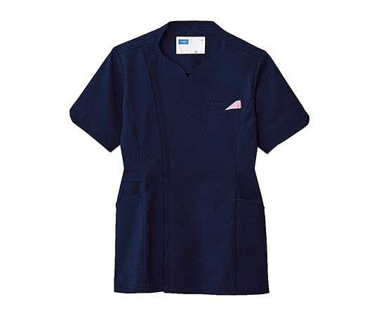 自重堂 レディーススクラブ ホワイセル ネービー 4L WH12095 1枚（ご注文単位1枚）【直送品】