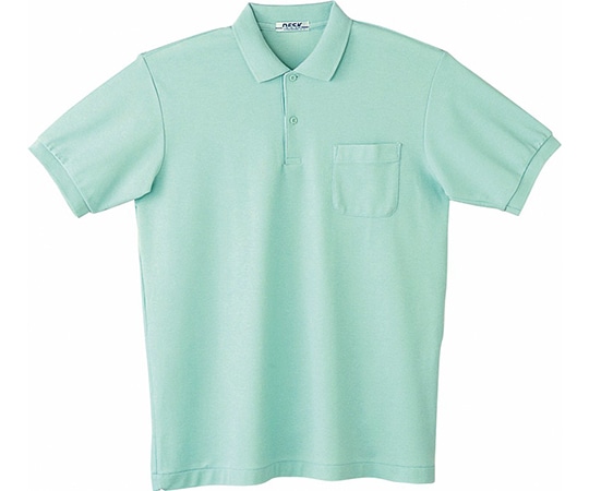 WHISEL（自重堂） 半袖ポロシャツ ミント グリーン M 17 1枚（ご注文単位1枚）【直送品】