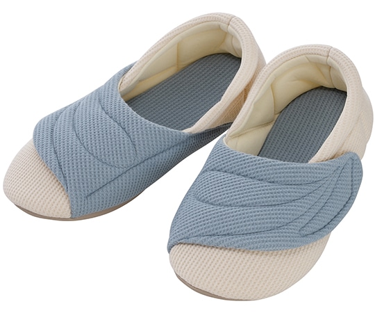 徳武産業 ワイドベルトワッフル 片足 右のみ ブルー 3L 2229 1個(ご注文単位1個)【直送品】