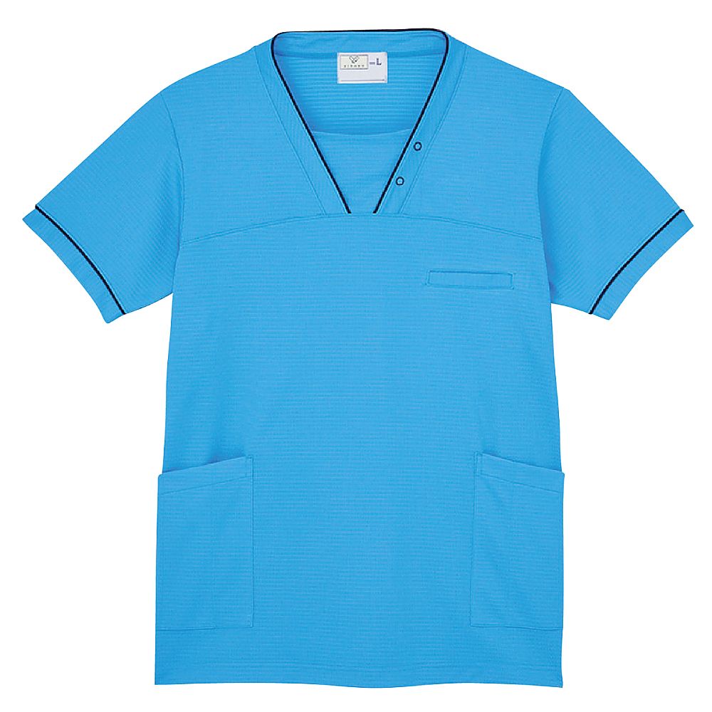 KIRAKU（トンボ） ケアスクラブ ブルー S（身丈67cm） CR216-75 S 1枚（ご注文単位1枚）【直送品】