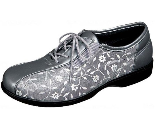 ムーンスター らくらくL007 シルバー 23.0cm L007 1足(ご注文単位1足)【直送品】