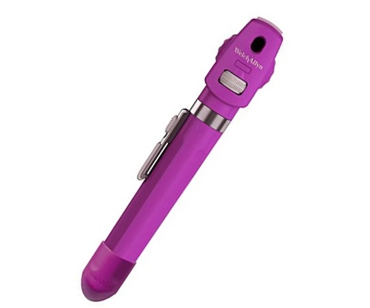 ウェルチ・アレン ポケットプラスLED検眼鏡 パープル 12880-PUR 1本(ご注文単位1本)【直送品】