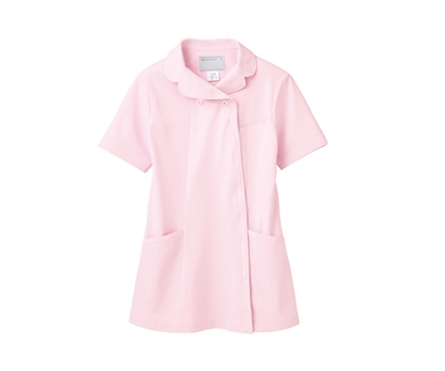 住商モンブラン ナースジャケット 半袖 ピンク 73-1784 M 1枚(ご注文単位1枚)【直送品】