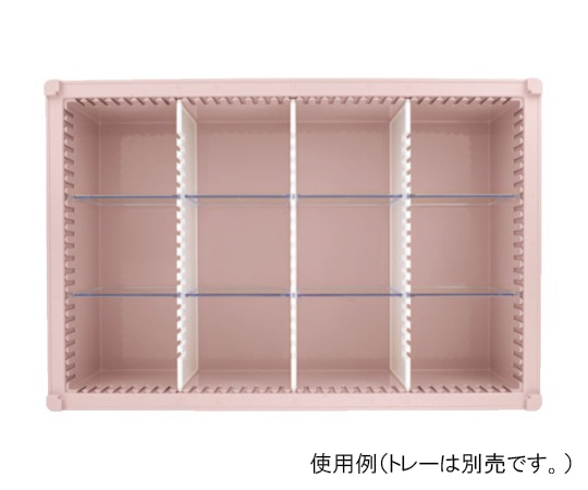 サカセ 仕切板Aセット トレー64-17タイプ（深さ17cm）用 帯電防止タイプ PD17-Aセット 1セット（ご注文単位1セット）【直送品】