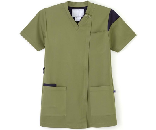 ナガイレーベン 男女兼用スクラブ オリーブ LL RF-5472 1枚（ご注文単位1枚）【直送品】