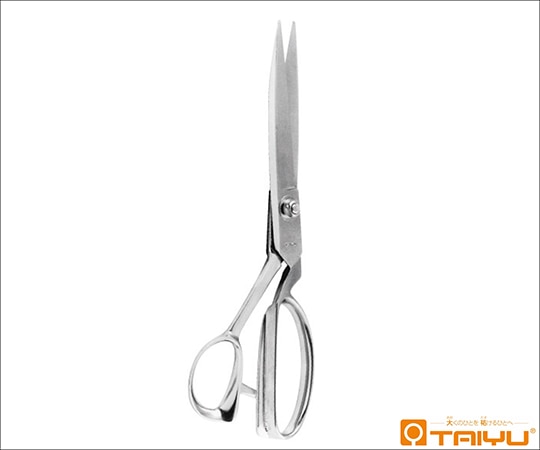 TAIYU（大祐医科工業） 雑用剪刀 全長24cm クロームメッキ製 TY-192L 1本（ご注文単位1本）【直送品】