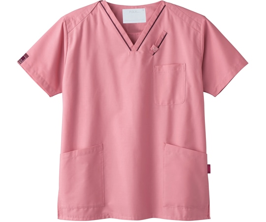 フォーク スクラブ ピンク LL 7003SC-3 1枚(ご注文単位1枚)【直送品】