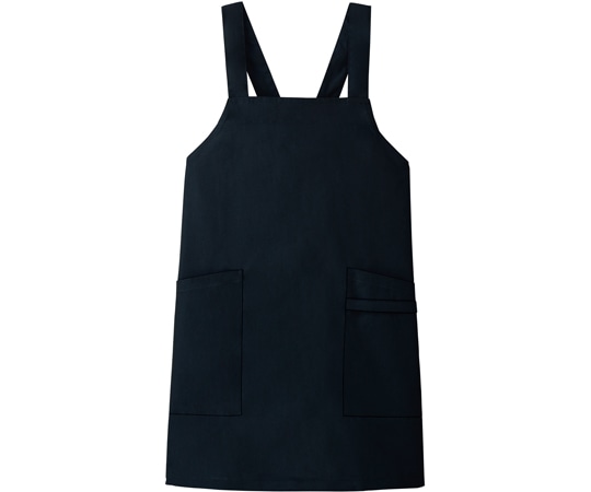 フォーク エプロン ダークネイビー L~LL 4048-17 1枚(ご注文単位1枚)【直送品】