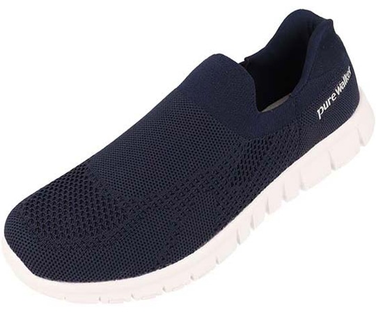 ダイマツ BMZハンズフリーシューズ 22.5cm ネイビー PW1502 1足(ご注文単位1足)【直送品】