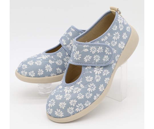 アスティコ リハビリシューズ すたこらさんソフト08 ブルー 22.0cm  1足（ご注文単位1足）【直送品】