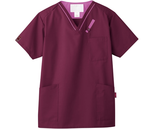 フォーク スクラブ ワイン×ラディアントオーキッド M 7042SC-16 1枚(ご注文単位1枚)【直送品】