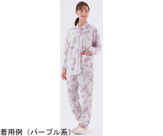 セルヴァン 小柄な私のふんわりキルト暖かパジャマ パープル系 LP 044371882 1枚（ご注文単位1枚）【直送品】