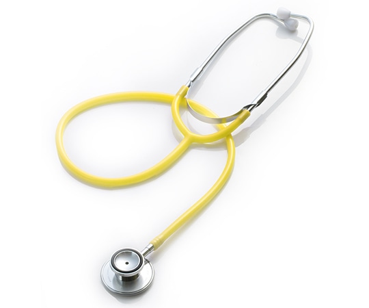 フォーカルコーポレーション シャープスコープ 外バネタイプ ヘッド:シルバー チューブ:イエロー FC-202 1本（ご注文単位1本）【直送品】