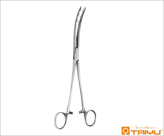 TAIYU（大祐医科工業） ヘニー子宮挟圧鉗子 2山 BOX 全長18.5cm TY-951-2 1本（ご注文単位1本）【直送品】