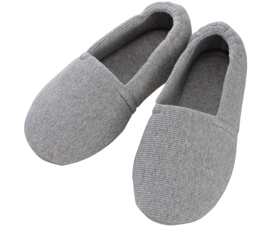 徳武産業 エスパドワイド グレー L 2704 1足（ご注文単位1足）【直送品】