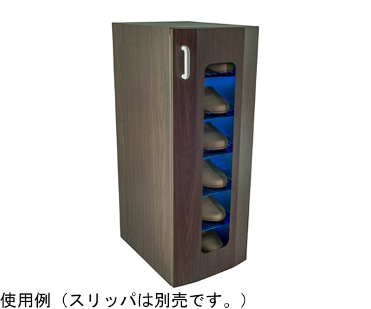 東邦歯科産業 UVクリーン キュート6足 光触媒・殺菌灯仕様 左取手 総木目調シート ウォールナット  1台（ご注文単位1台）【直送品】