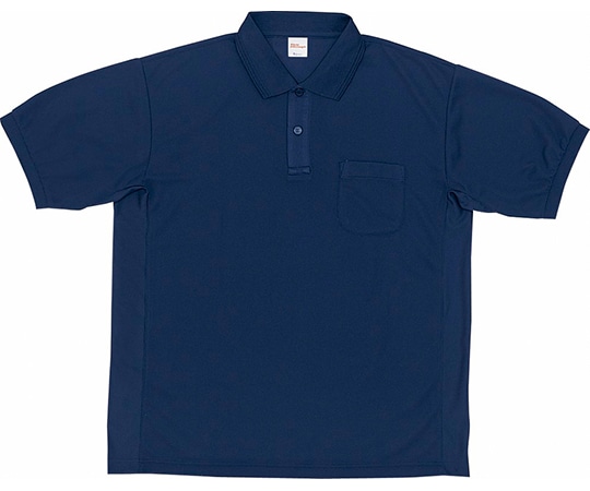 WHISEL（自重堂） 半袖ポロシャツ ネービー SS 47664 1枚（ご注文単位1枚）【直送品】