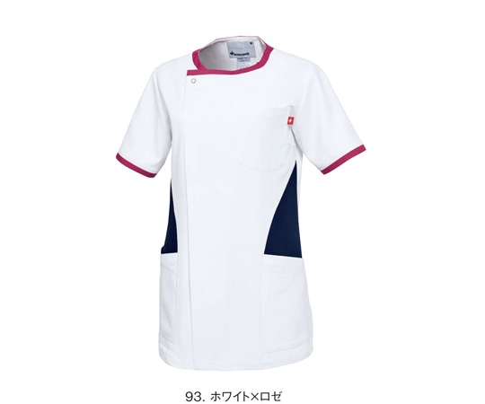ルコックスポルティフ レディースジャケット 93 ホワイト×ロゼ 4L UQW1057 1枚(ご注文単位1枚)【直送品】