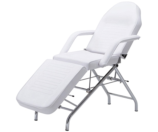 フィフティ・ヴィジョナリー フェイシャルベッド 無孔 ホワイト T-213-WH 1台（ご注文単位1台）【直送品】
