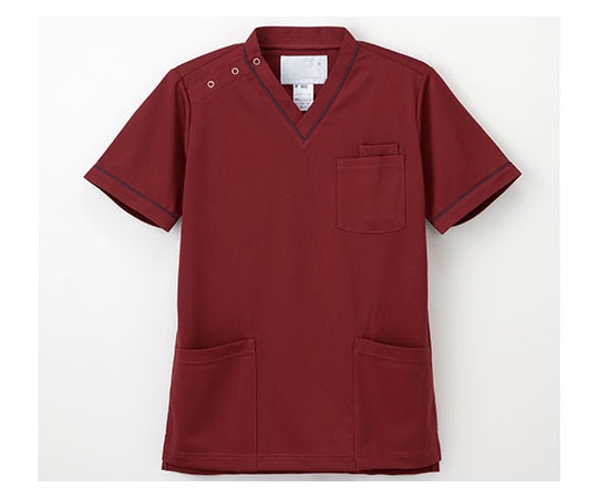 ナガイレーベン 男女兼用上衣 バーガンディ L RF5032 1枚(ご注文単位1枚)【直送品】