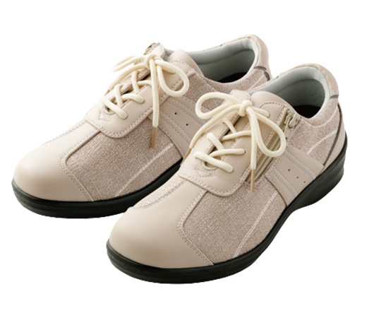 グリム 腰らくスニーカー ベージュ Mサイズ  1足（ご注文単位1足）【直送品】