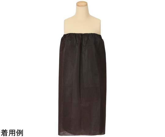 ビー・エイチ ペーパーガウン ブラウン 1袋(50枚入) 1袋(ご注文単位1袋)【直送品】