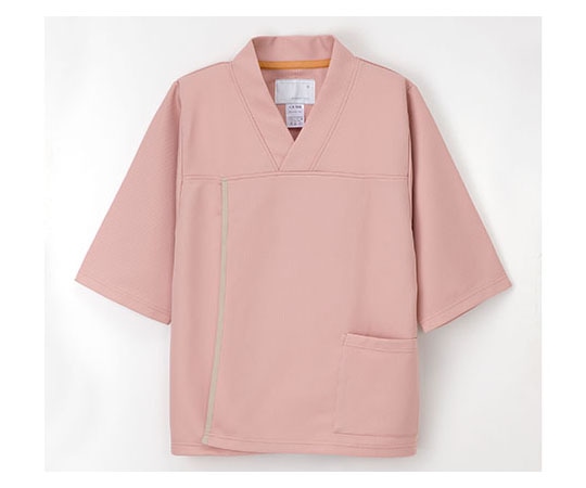 ナガイレーベン 検診衣上衣 ピンク L LK1436 1枚(ご注文単位1枚)【直送品】