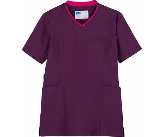 WHISEL(自重堂) レディーススクラブ バーガンディ M WH13095 1枚(ご注文単位1枚)【直送品】