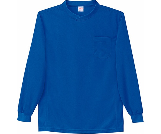 WHISEL（自重堂） 長袖Tシャツ ロイヤル ブルー 4L 47674 1枚（ご注文単位1枚）【直送品】