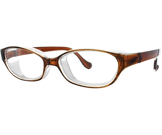 名古屋眼鏡 花粉対策メガネ スカッシースタイル レギュラー ブラウン 8732-02 1本（ご注文単位1本）【直送品】