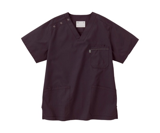 ミズノ(チトセ) 男女兼用スクラブ パープル L MZ-0018 C-38 L 1枚(ご注文単位1枚)【直送品】