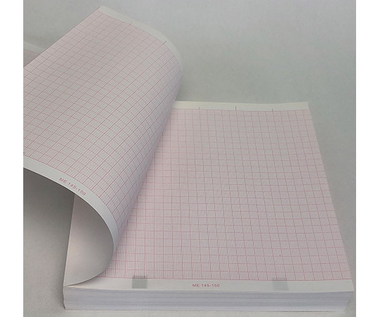 ちばら 心電図記録紙 幅145mm×長60m/折150mm（折り畳み型） 10冊入 ME145-150-60 1箱（ご注文単位1箱）【直送品】