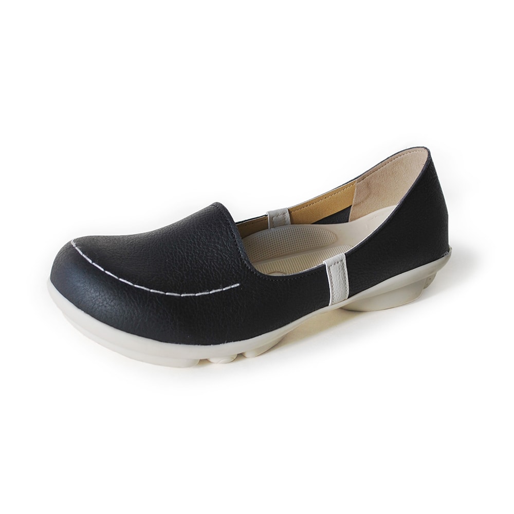 リゲッタ ツヴォル スリッポンパンプス ブラック M（23.0~23.5cm） TB103-BLK-M 1足（ご注文単位1足）【直送品】