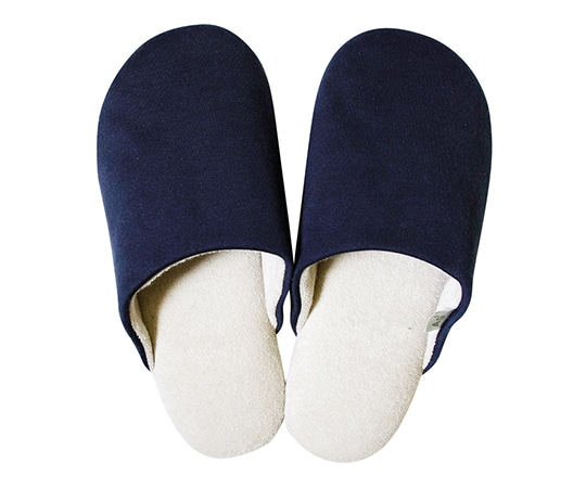 オカ Ag+安心スリッパ ソフティ2 L ネイビー  1足（ご注文単位1足）【直送品】