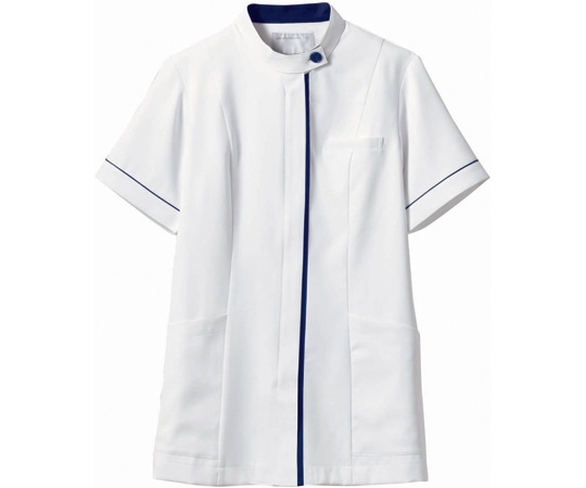 住商モンブラン ジャケット レディス 半袖 白/ネイビー 3L 73-2068 3L 1枚（ご注文単位1枚）【直送品】