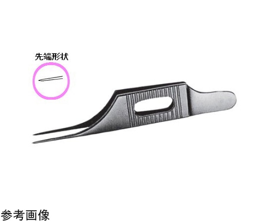 NAPOX マイクロ無鈎ピンセット 直型（コリブリ型） 75mm MA-60 1個（ご注文単位1個）【直送品】