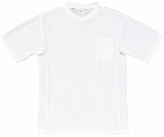 WHISEL(自重堂) 半袖Tシャツ ホワイト S 47684 1枚(ご注文単位1枚)【直送品】