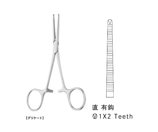 ジェイ・シー・ティ コッヘル止血鉗子 デリケート JB13-1202 1個(ご注文単位1個)【直送品】