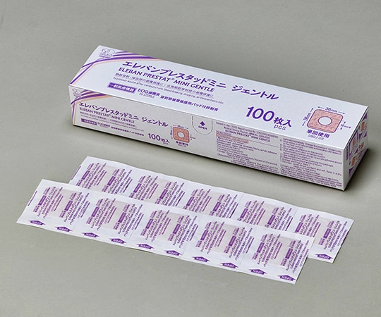 ハクゾウメディカル エレバンプレスタット ミニ ジェントル 100枚入 3155087 1箱(ご注文単位1箱)【直送品】