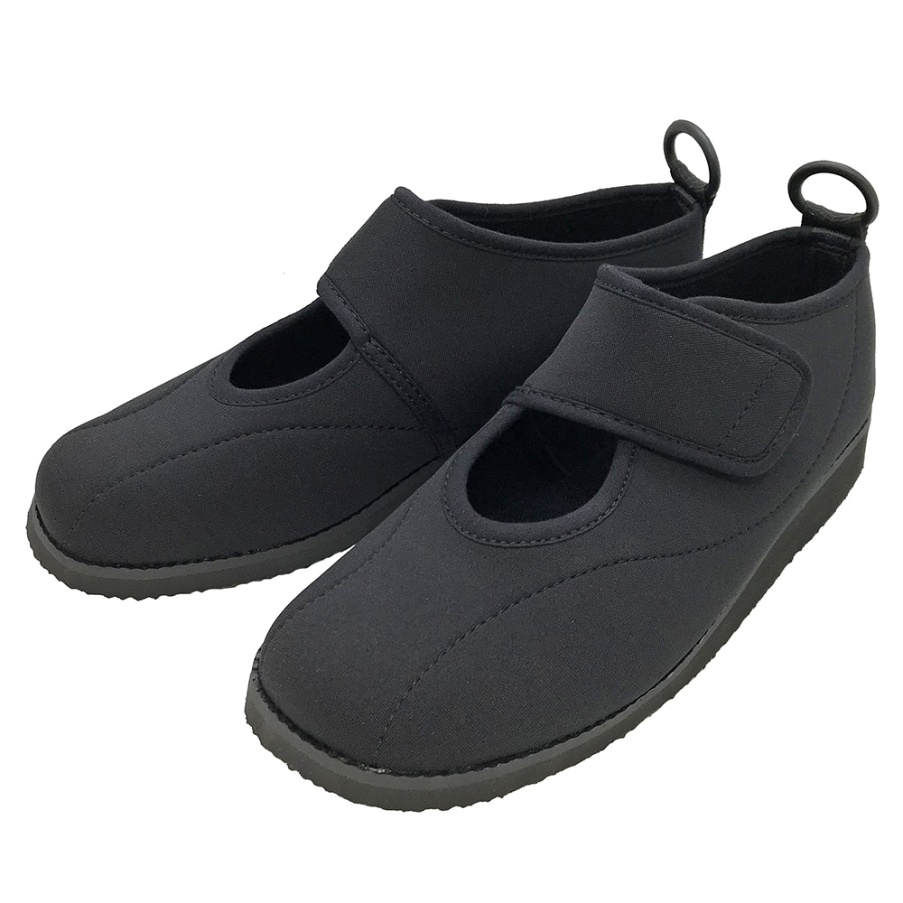 アスティコ リハビリシューズ （すたこらさんソフト07） 22.0~22.5cm/ブラック  1足（ご注文単位1足）【直送品】