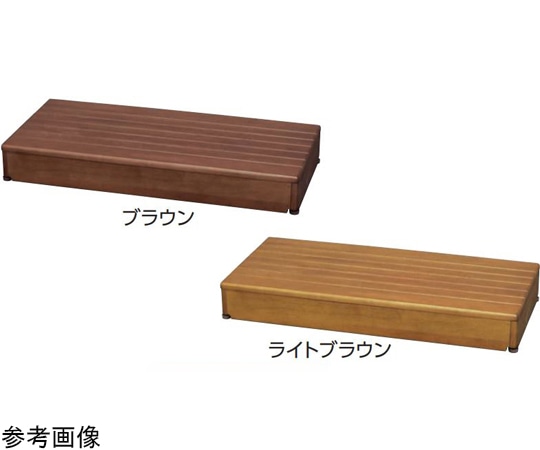 アロン化成 木製玄関台90W-40-1段 ライトブラウン 535-592 1個（ご注文単位1個）【直送品】