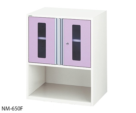 ナビス（アズワン） アルティア中段扉付きユニット オープン 650×475×795mm NM-650F 1台（ご注文単位1台）【直送品】