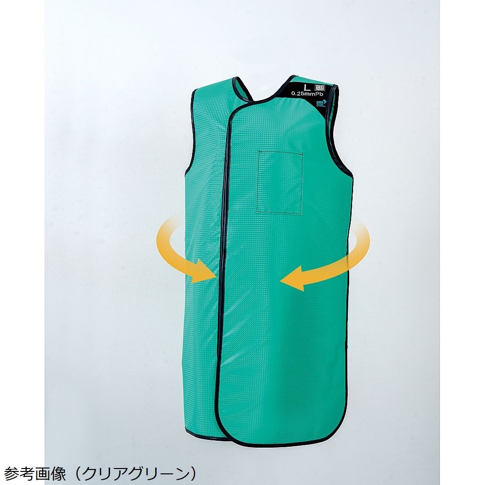 保科製作所 ウルトラライト サポートコート クリアオレンジ 鉛当量0.35 L ULC-L 1枚（ご注文単位1枚）【直送品】